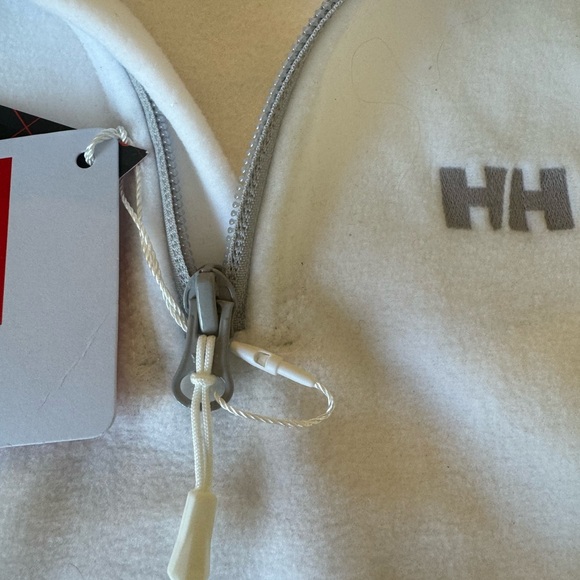 NWT Women’s White XS Helly Hansen Quarter Zip Polar Fleece - Picture 2 of 8